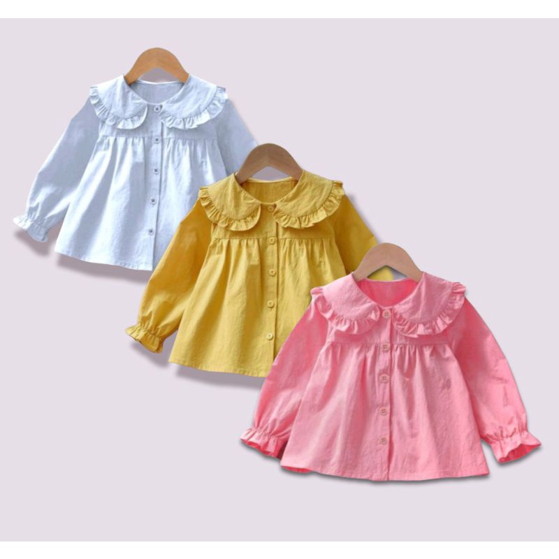 Zianka Blouse - Blouse Anak katun Jepang Premium