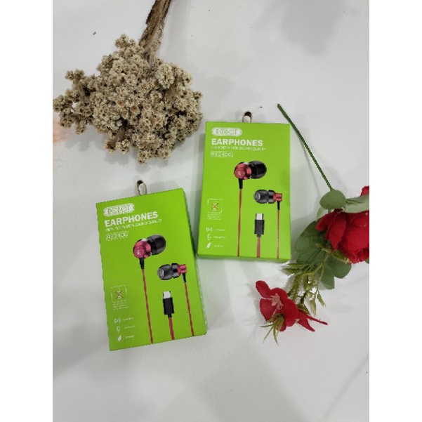 Earphone hf headset  headphone handsfree ROBOT RE 240C tipe C