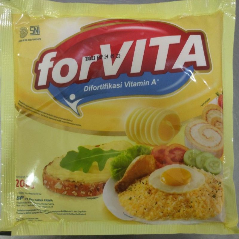 

Forvita Margarin 200gr cocok untuk vegetarian