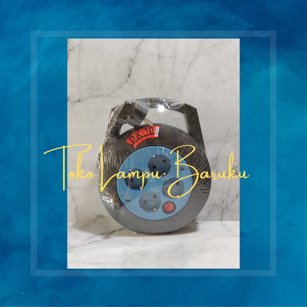 Terminal Colokan Roll Box Dexta 10 Meter