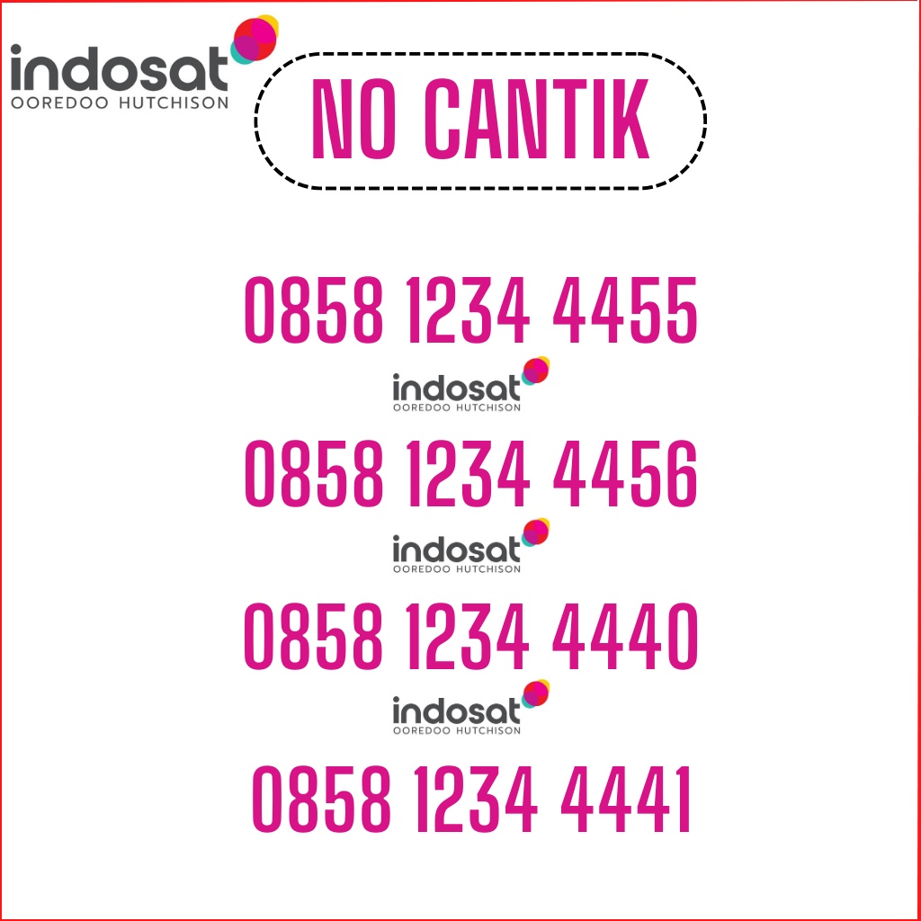 nomer cantik im3 nomor cantik indosat murah no cantik sudah dengan paket internet