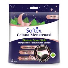 Softex Celana Menstruasi Ekstrak Daun Sirih 2s