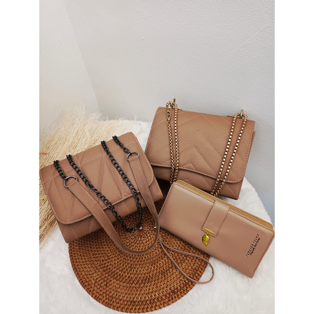 Paket Bundling Usaha Dapat 3 Tas Selempang wanita