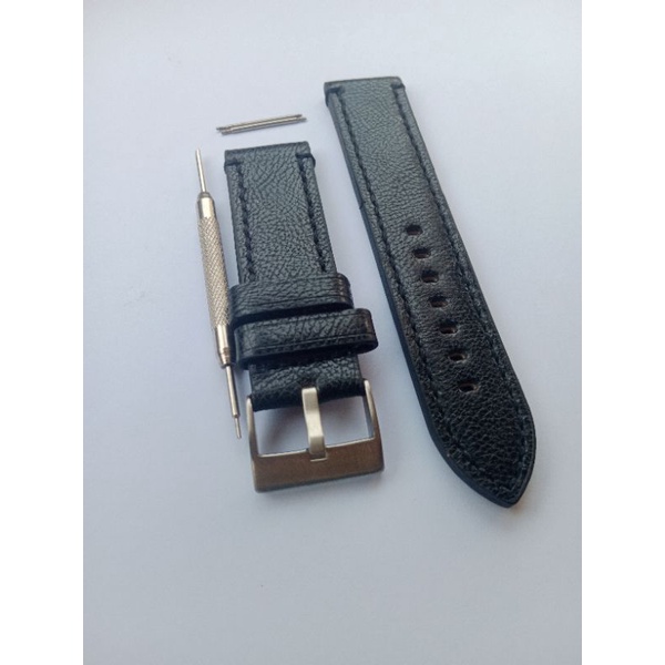 Tali Jam tangan A C EXP Fos  22mm 24mm hitam coklat Strap watch