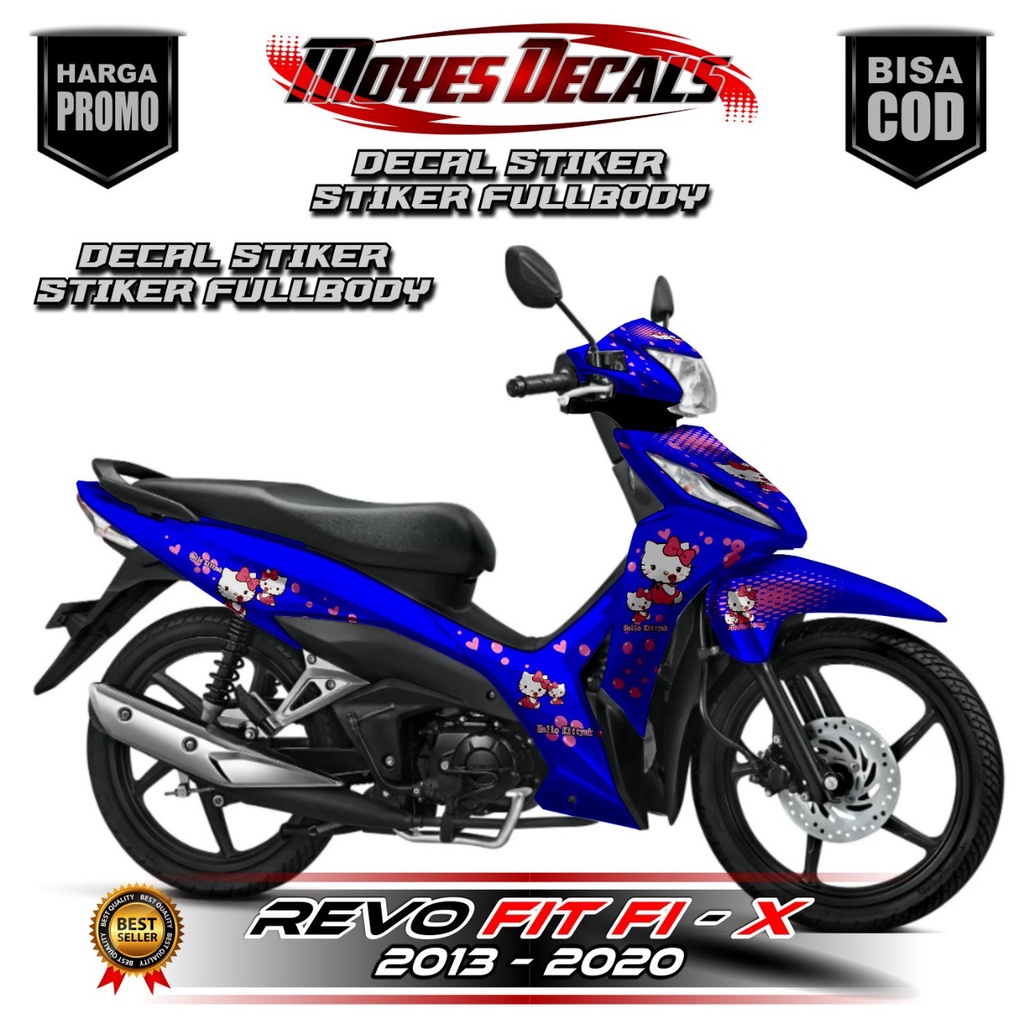 decal revo fit decal revo fit injeksi motif kartun hello kitty