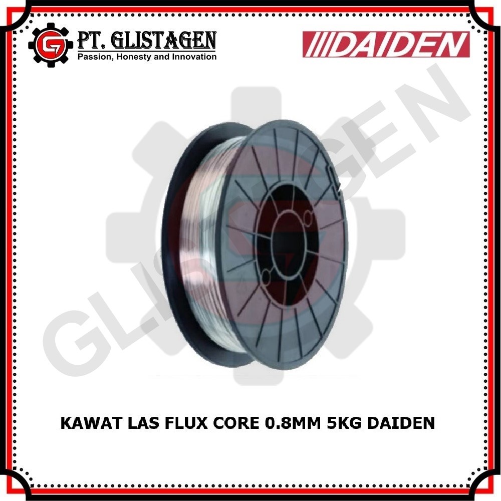 DAIDEN Kawat Las 5KG 0.8mm MIG MIGI Kawat Las Flux Core Wire Co2 ROLL 5KG 0.8mm MIG E71T-11 DAIDEN
