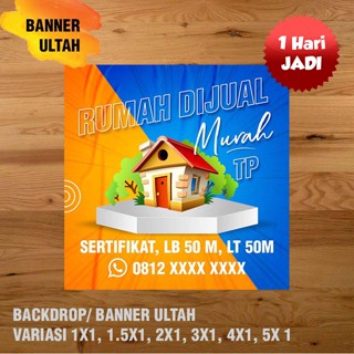 Jual SPANDUK BANNER DIJUAL RUMAH, DISEWAKAN RUMAH, DI KONTRAKKAN RUMAH ...