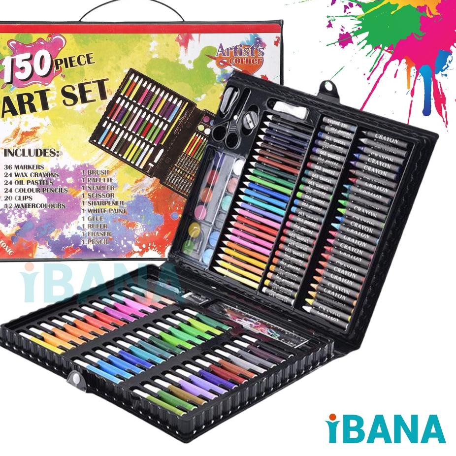 

Best IBANA PENSIL WARNA SET 150PCS CRAYON WARNA CRAYON KRAYON SET ALAT MEWARNAI SOUVENIR KADO ANAK ULTAH ア
