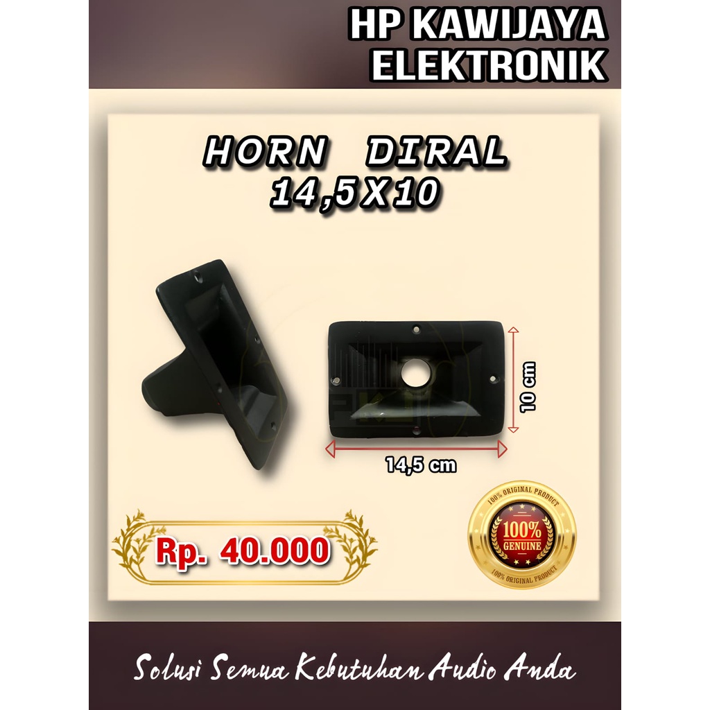 HORN TWEETER 14,5 X 10 horn diral 14,5x10 diral tweeter