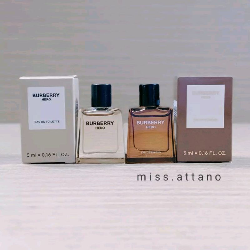 Parfum Miniatur Original / Vial Burberry Hero EDP / EDT
