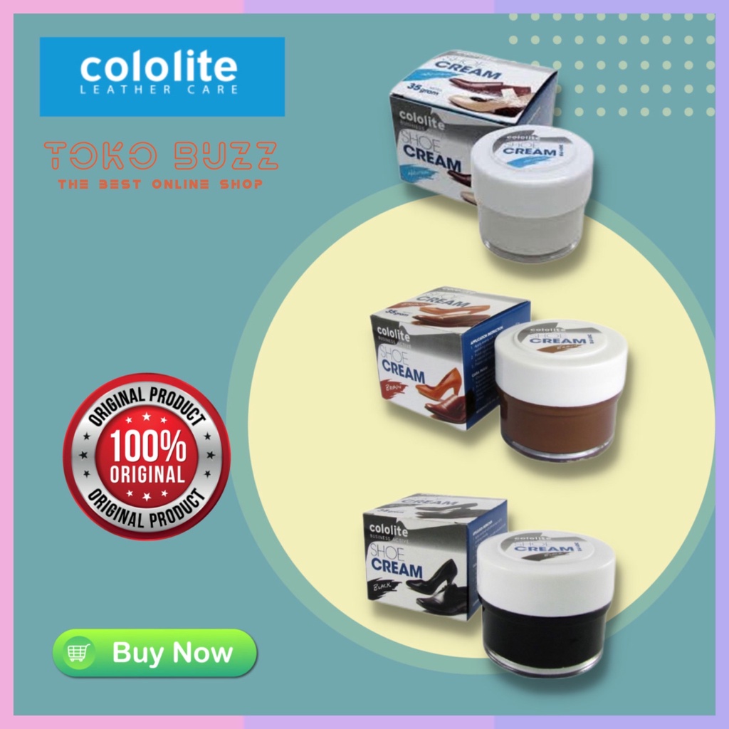 COLOLITE SHOE CREAM Semir Sepatu Perawatan Sepatu Kulit Pria Wanita PREMIUM SHOE LEATHER CARE  ORIGINAL C-009