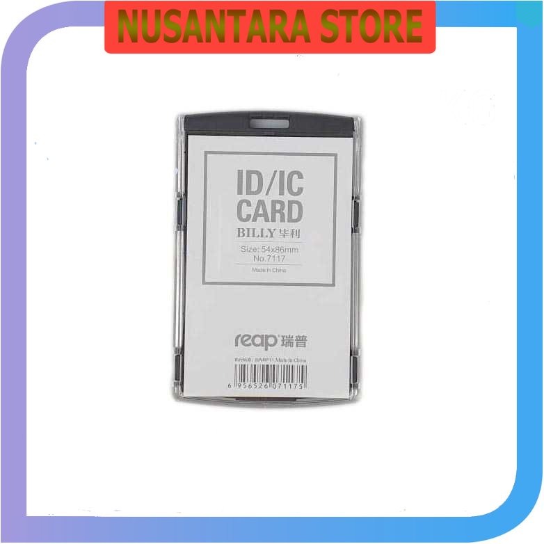 

NUSANTARA STORE - REAP Name Tag ID Acrylic Model Vertical - 7117