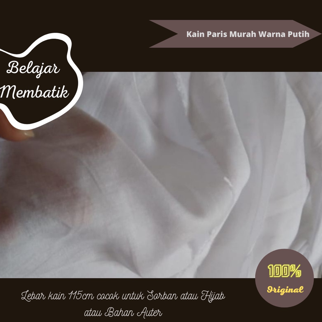 KAIN KATUN Paris-Supplier Bahan Rollan Harga Grosir Ter Murah/Kain Paris