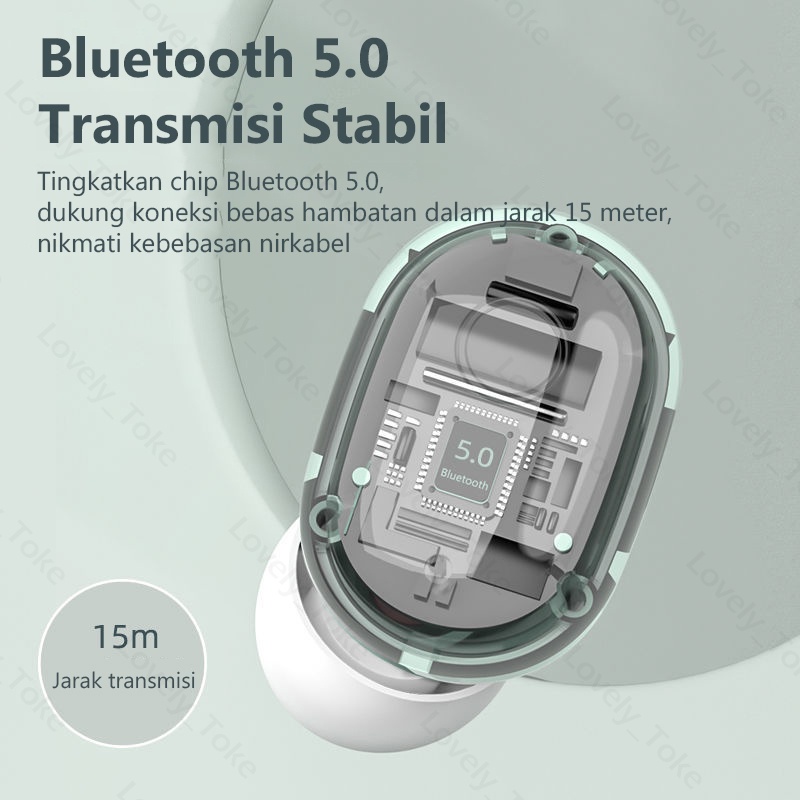 E6S TWS LED Display Earphone Bluetooth with Mic Headset Bluetooth Smart Touch Henset Bloetooth Sport Waterproof Earphone Wireless HiFi Stereo Handset Bluetooth