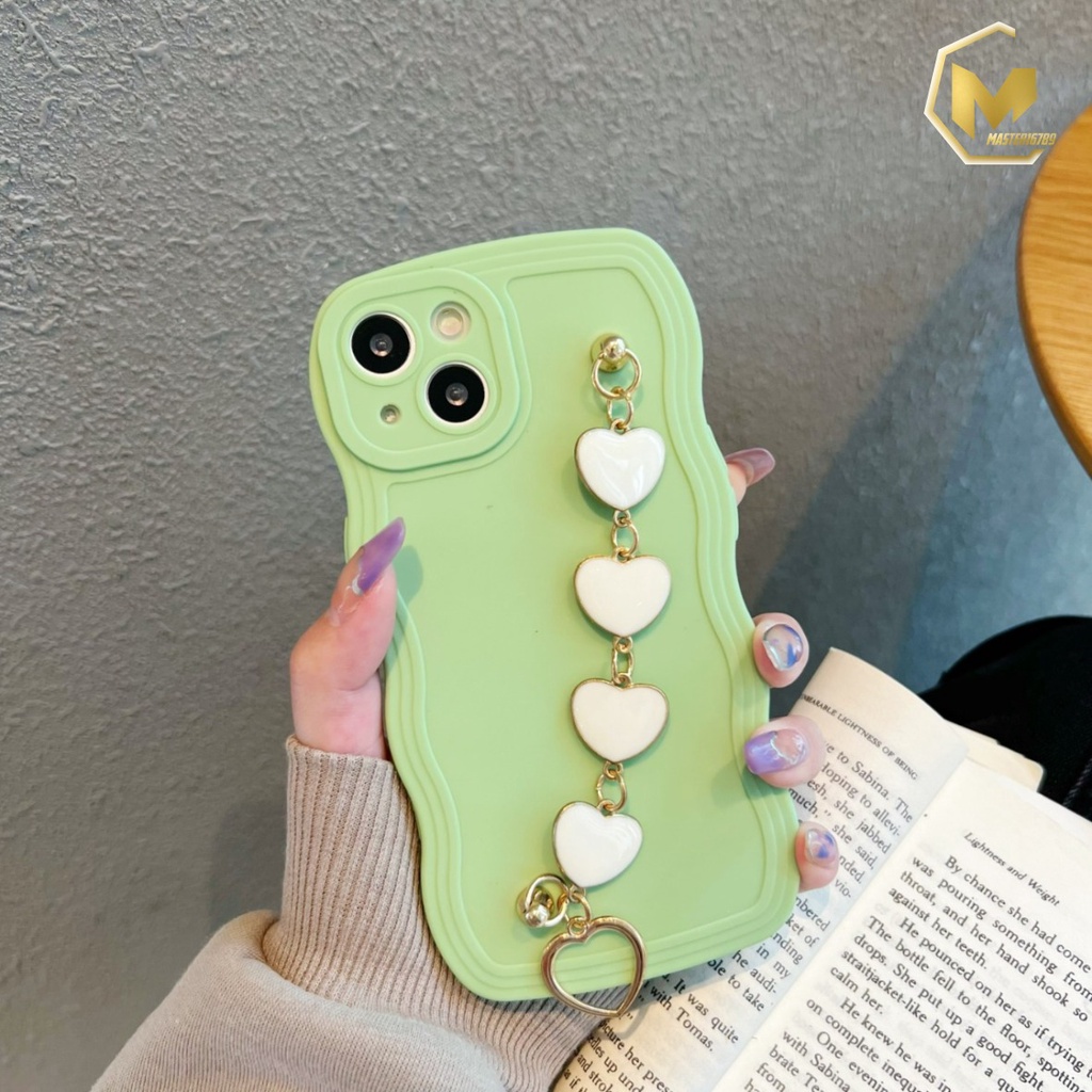 GC05 SOFTCASE GELOMBANG RANTAI LOVE FOR OPPO RENO 4F 5 5F 6 7 8 7Z 8Z MA3938