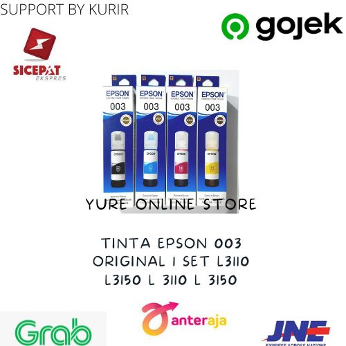 TINTA EPSON 003 ORIGINAL 1 SET L3110 L3150 L 3110 L 3150