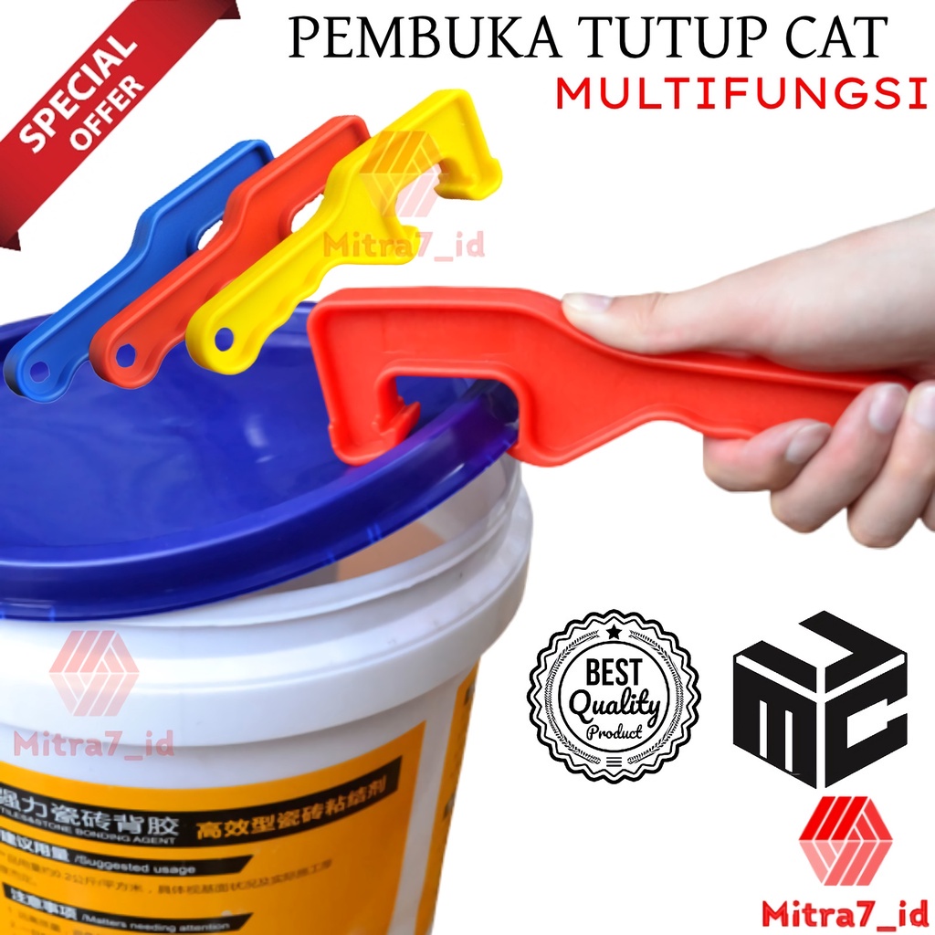 [M7] ALAT PEMBUKA CAT / PEMBUKA KALENG CAT / PEMBUKA TUTUP GALON / PEMBUKA TUTUP EMBER / PEMBUKA SERBAGUNA