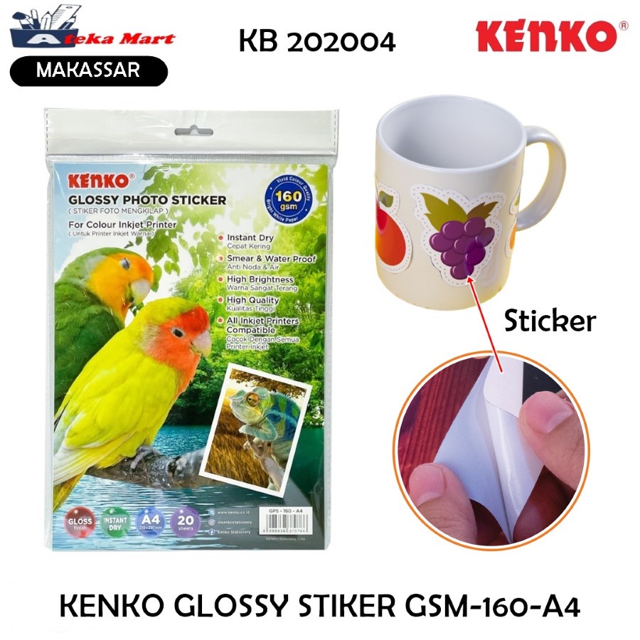 

KENKO GLOSSY STIKER GSM-160-A4