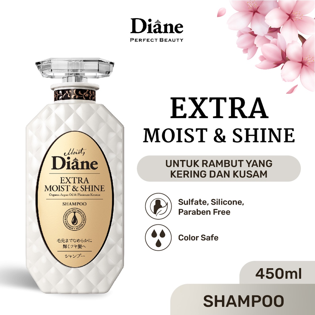 Moist Diane Extra Moist and Shine Shampoo 450ML (Made In Japan)