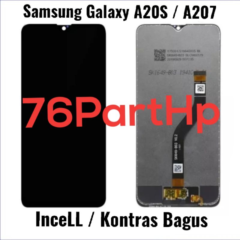 Lcd Touchscreen Fullset Kwalitas Incell OLED Samsung Galaxy A20S - A207