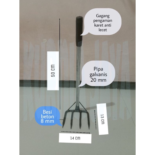 Garuk sampah / cakar sampah / garuk taman