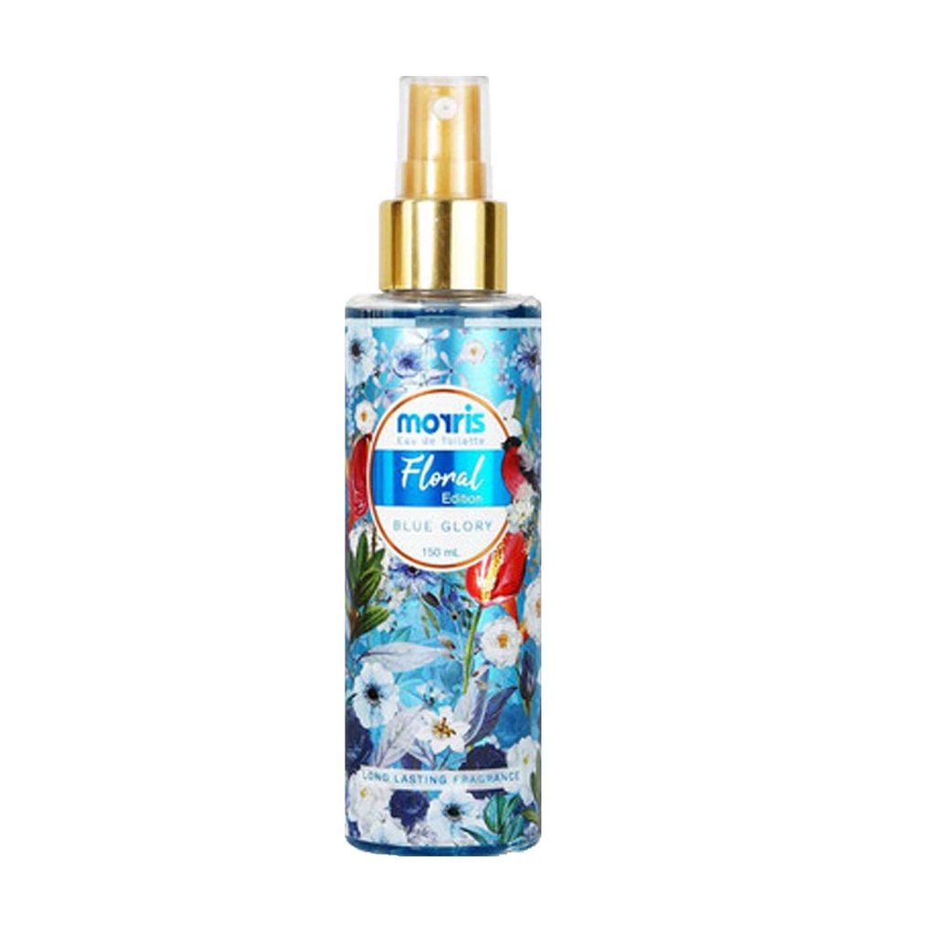 Moris Eau de Toilette / Minyak Wangi Floral Edition / Blue Glory/150ml