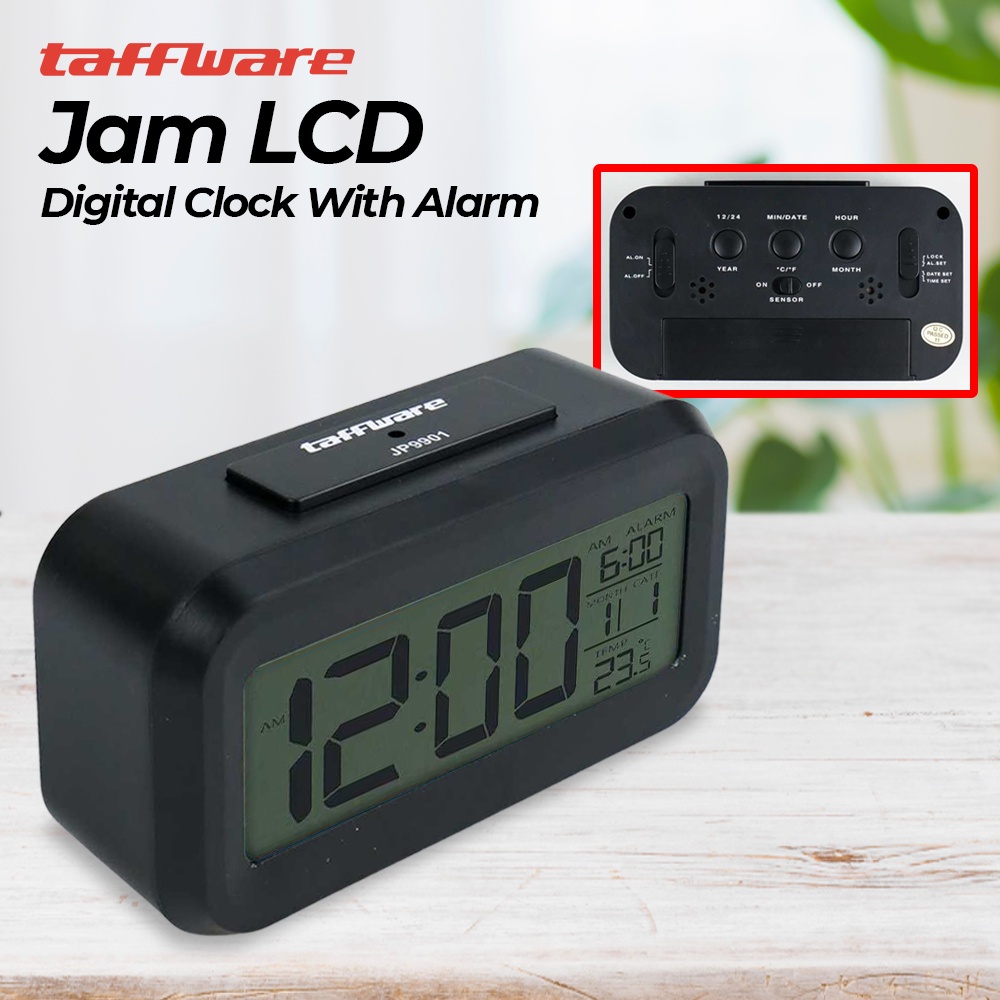 Jual Jam Meja Digital / Jam Weker Pintar / Digital Smart Alarm Clock