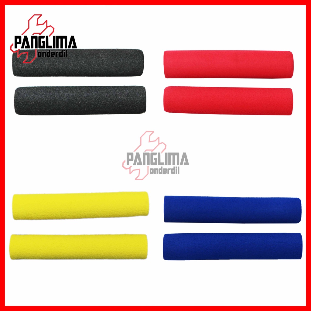 Busa Handle Jari-Jari Universal Hitam-Merah-Biru Handel-Hendel Grip-Fat-Pad-Handfat-Handgrip-Handpad-Handlegrip Rem-Kopling Karet