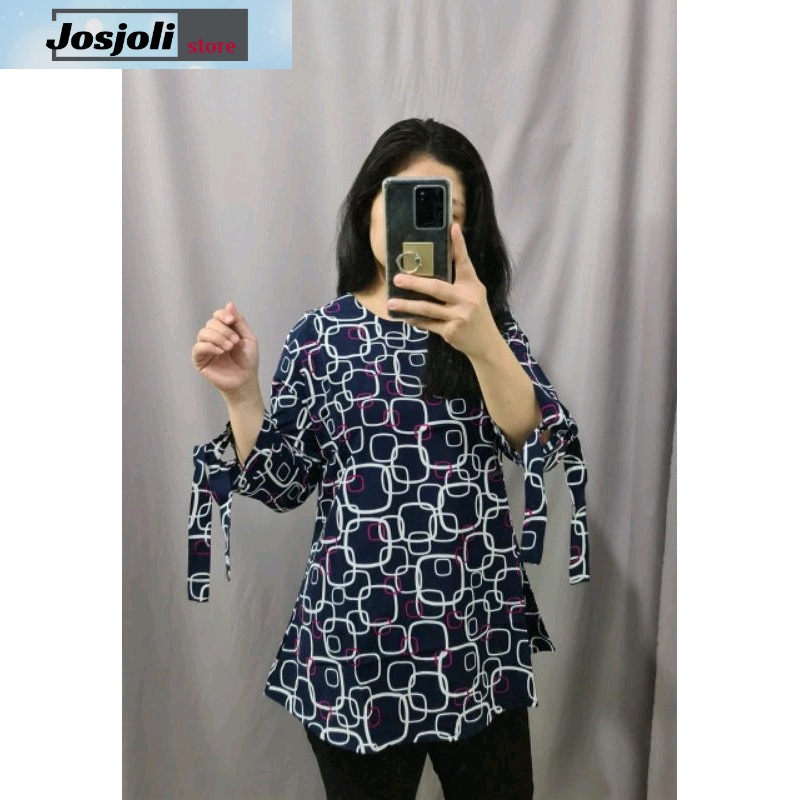 JOSJOLI_STORE/Sale Atasan Wanita/Baju Blouse Wanita/Baju Santai Kekinian/Realpict