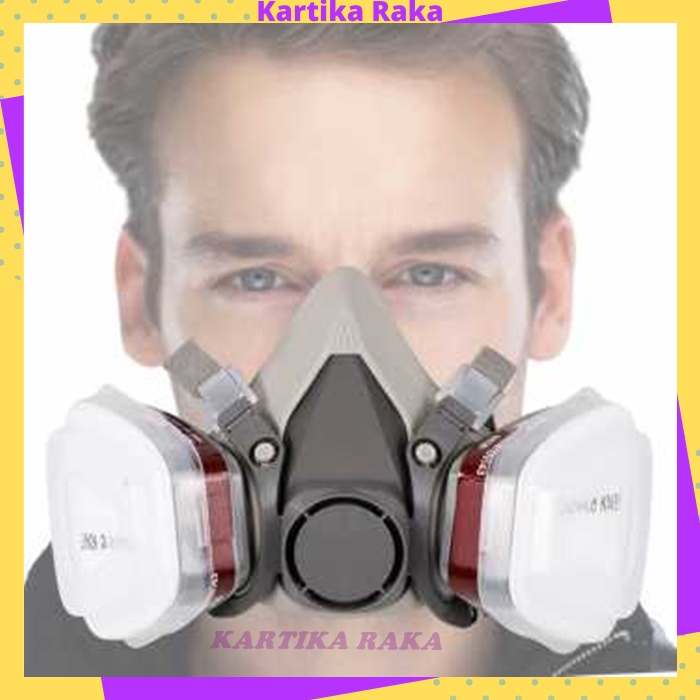 KR SICCO Masker Gas Respirator - 6200 - Gray