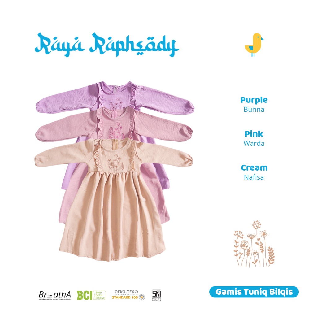 Joel Pakaian Muslim Anak - Gamis Anak Tuniq Bilqis-2
