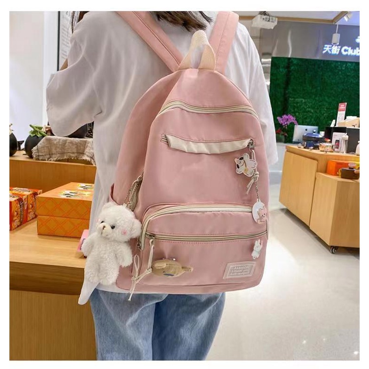 snsd-8938 tas ransel wanita gantungan boneka import fashion 2336 fashion wanita terbaikk tas viralll best sellerrr