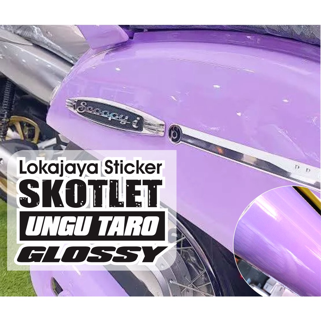 SKOTLET UNGU LILAC GLOSSY MOTOR MOBIL