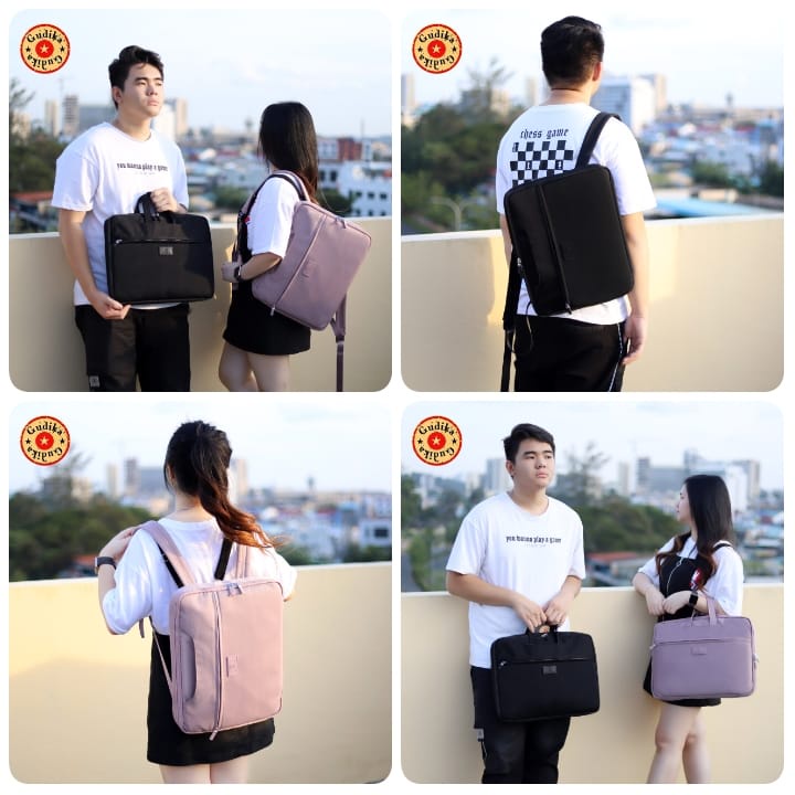 Tas Leptop GUDIKA ITZY 1366 | Tas Slave Laptop | Backpack Bodypack Laptop Waterproof Wanita Tas Ransel Anti Air Import Original | Ransel Cewek | Ransel Perempuan | Tas Wanita