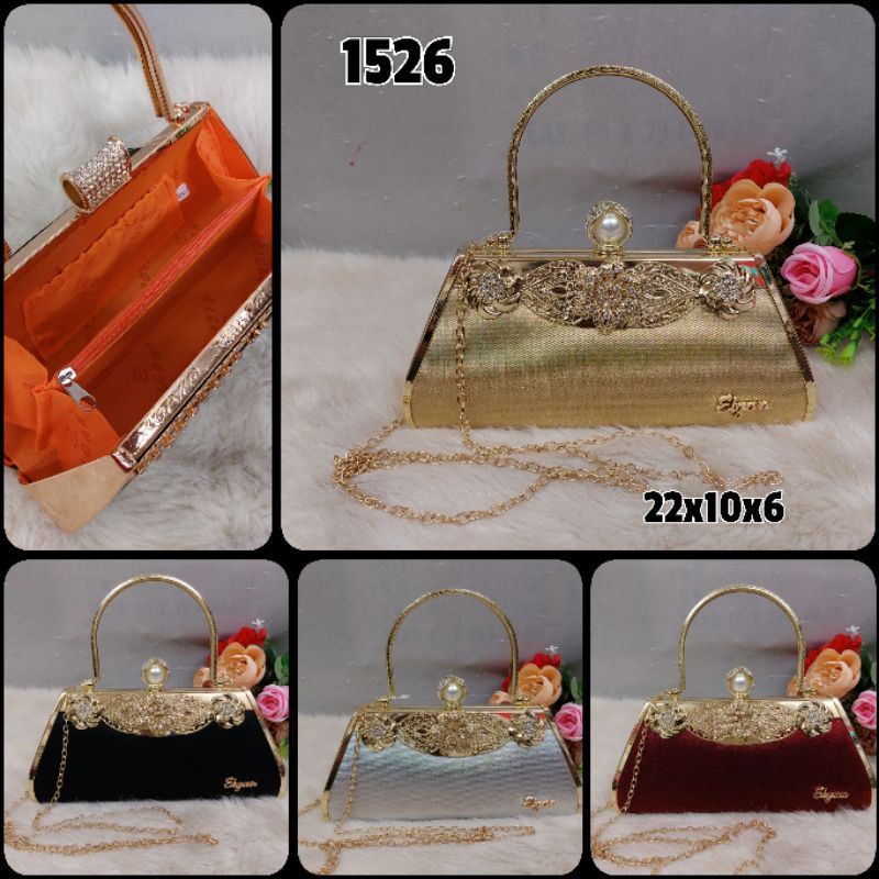 TAS ELGAN CLUTCH TAS PESTA TAS PENGANTIN#1526