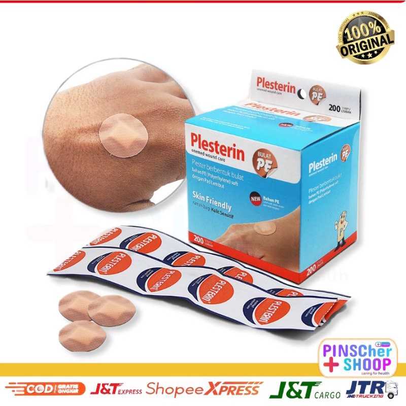 Plesterin Bulat Cokelat PE Onemed Isi 200