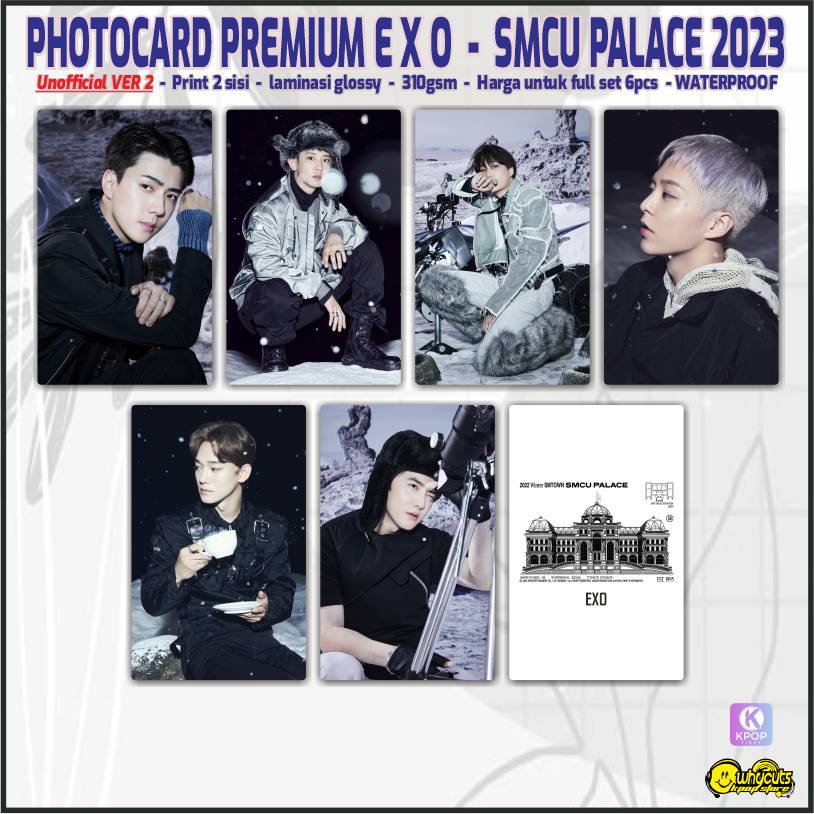 Unofficial Photocard Kpop Premium EXO SMCU PALACE 2023