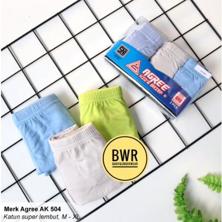 3 Pcs Boxer Anak Laki-laki AGREE Kid's Brief Boxer CD-A 504