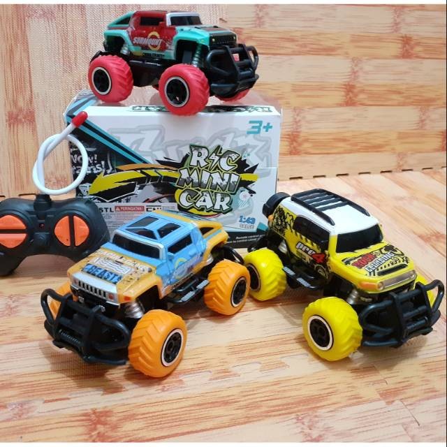 RC MOBIL JEEP HUMMER BIGFOOT MAINAN REMOTE CONTROL 1:43 TERMURAH