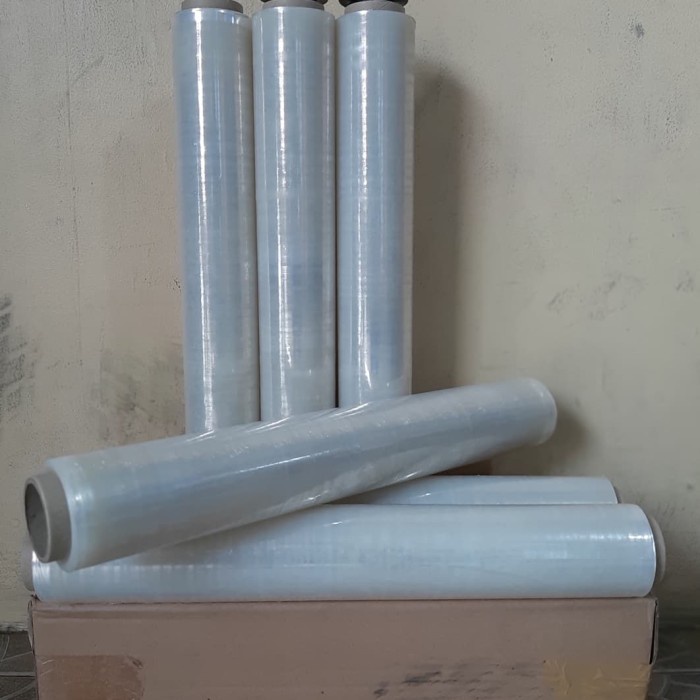 

Selotip Stretch Film / Plastik Wrapping Uk. 50Cm X 150M X 17 Micron