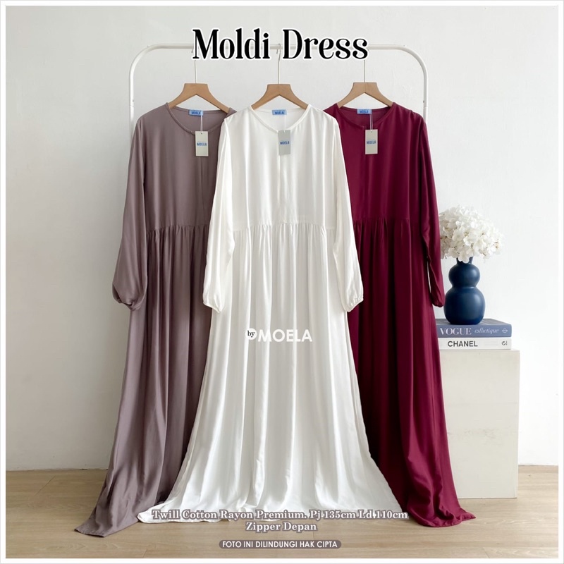 reta dress/ mecca syari/ prisy midi/ heira dress/ MOLDI DRESS/ zeta dress by moela