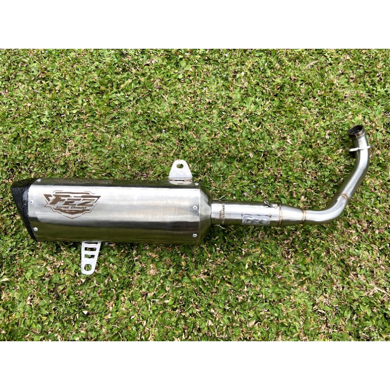 KNALPOT FEZ EXHAUST ORIGINAL STANDAR RACING XMAX (TUTUP CARBON)
