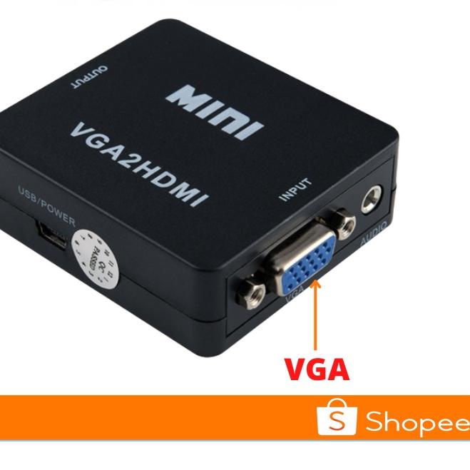 Limited | [HJ6] | VGA2HDMI Converter VGA To HDTV High Definition 1080P Plug &amp; Play