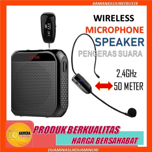 Gosear K6 Wireless Microphone Portable SPEAKER MIC Ori
