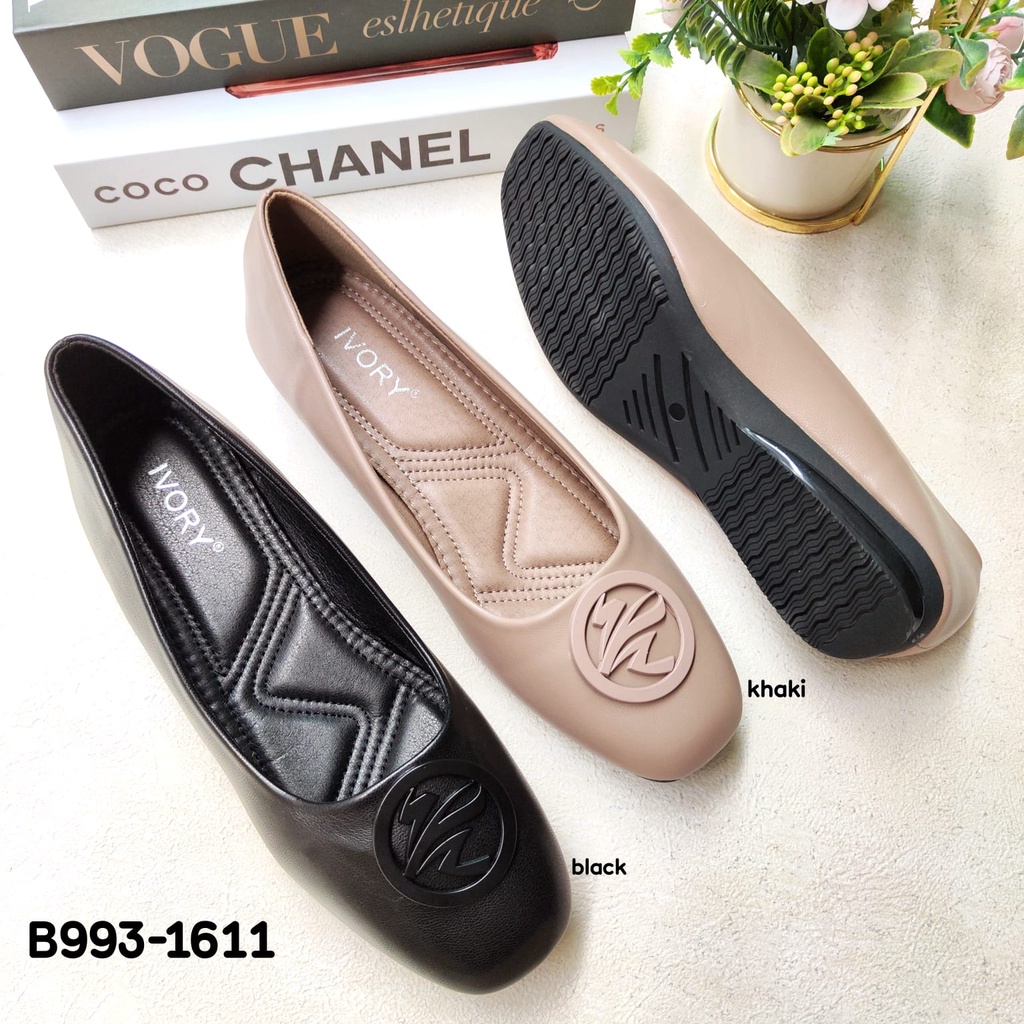 IVORY Sepatu Wanita Flat Ukuran Besar Size 41 42 43 44 B993-1611