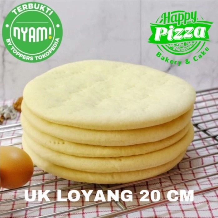 

Base pizza - adonan pizza - pizza base - pizza dough isi 5 pcs UK 20cm