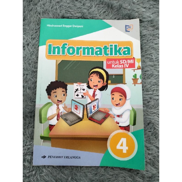 Buku kelas 4 Erlangga hello Jakarta, informatika, agama Islam,penjasorkes