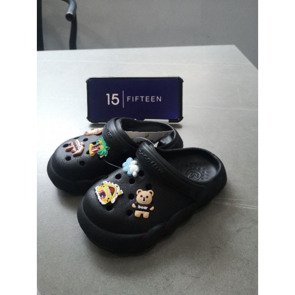 NEW！BIG SALE！！Size 18-29 Sandal Sendal Anak Laki Laki Usia 0-5 Tahun Bear Bahan Eva Karet 6130-7