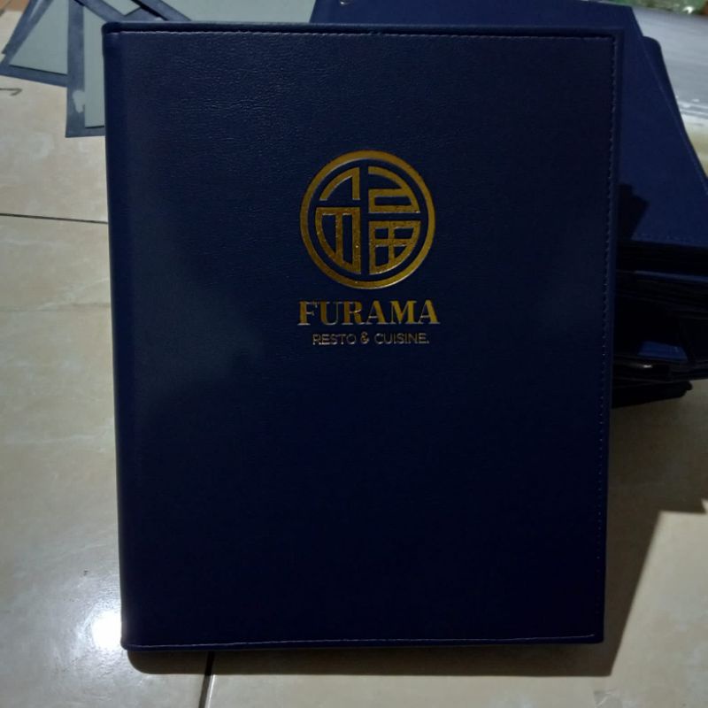 

buku menu dibaut+siku dalam ukuran a4