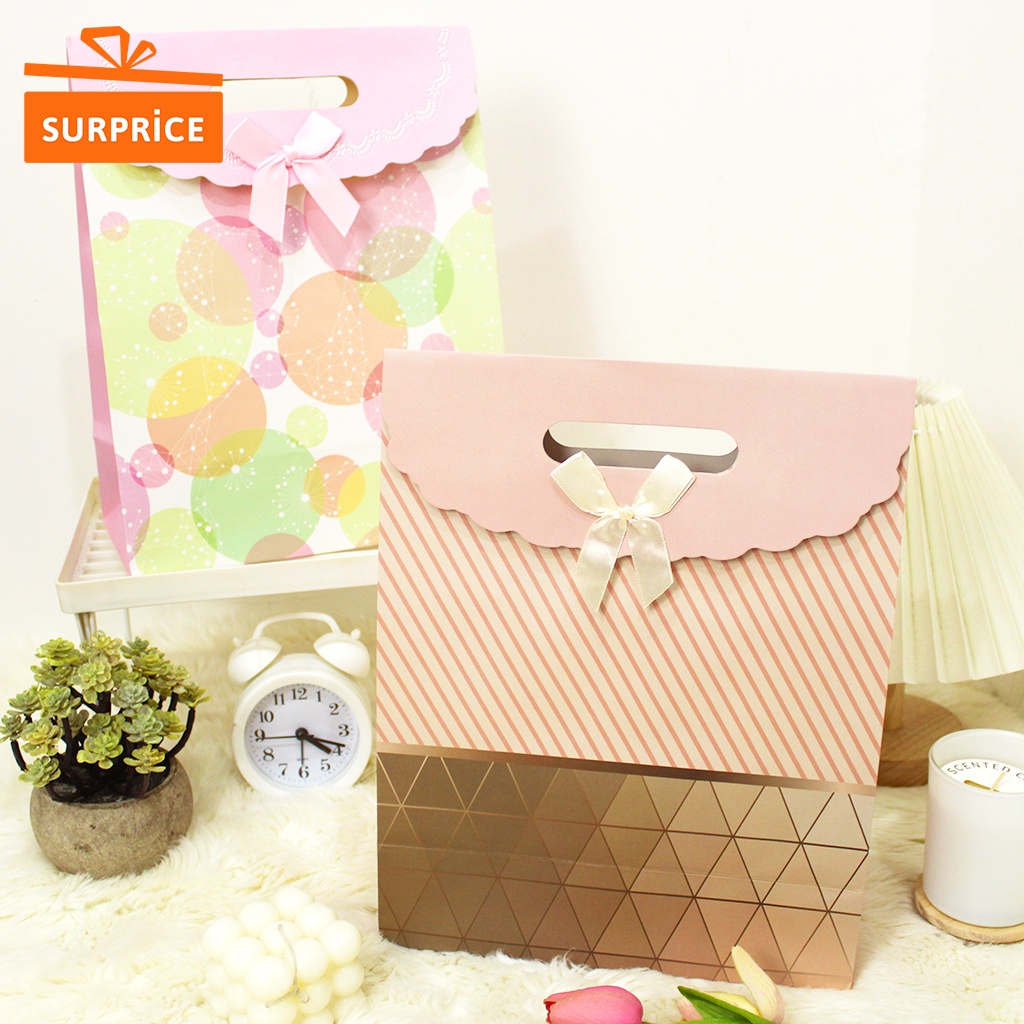 

Surprice Tas Kado 24x31x12cm / Paper Bag Besar / Goodie Bag Motif / Tas Kado Motif Bunga